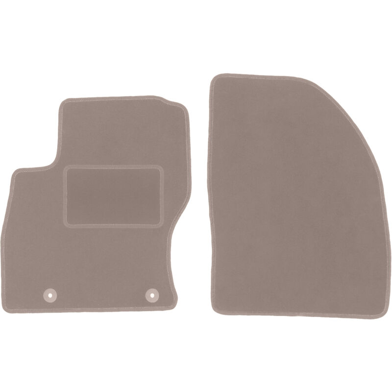 foto del prodotto tappetini anteriori beige per ford focus mk2 station wagon, berlina, hatchback 2004 2011 