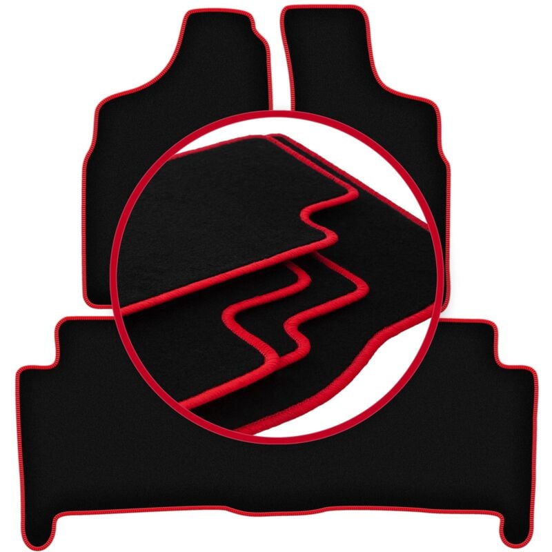 foto del prodotto tappetini auto carlux red per volkswagen phaeton long berlina 2002 2012 
