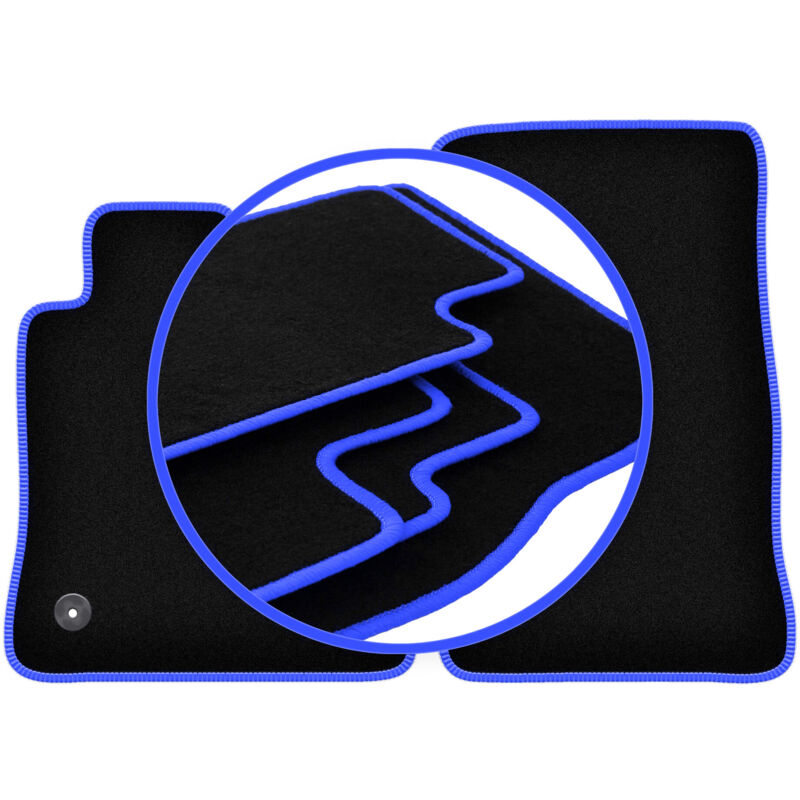 foto del prodotto tappetini auto carlux blue per chevrolet camaro vi coup 2015 2020 