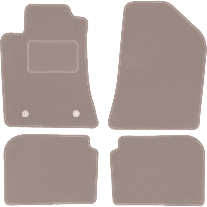 foto del prodotto tappetini in velluto beige per toyota avensis ii t25 station wagon, liftback, berlina 2003 2009 