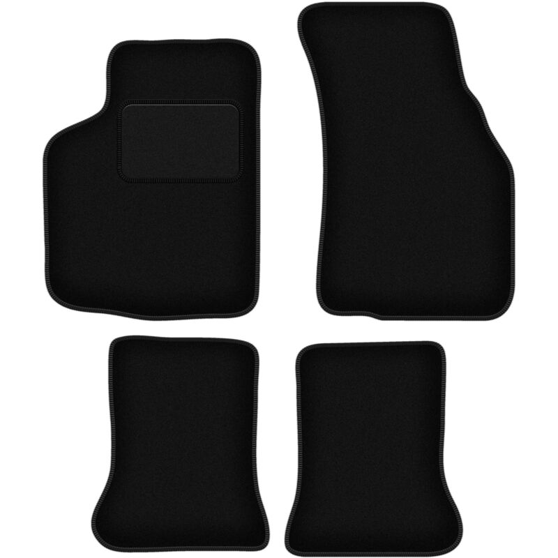 foto del prodotto tappetini in velluto nero per volkswagen golf i cabrio 1979 1993 