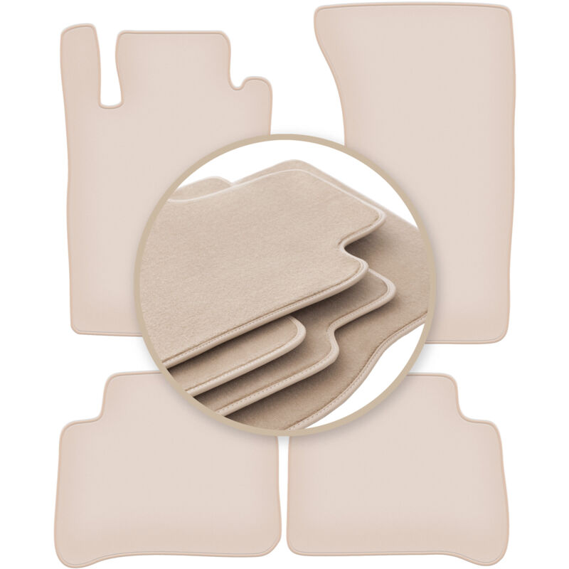 foto del prodotto tappetini beige premium per mercedes w211 4matic berlina, station wagon 2003 2009