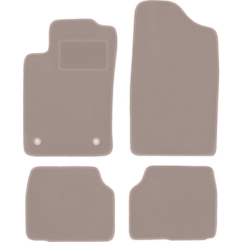 foto del prodotto tappetini in velluto beige per peugeot 405 berlina, station wagon, break 1987 1996 