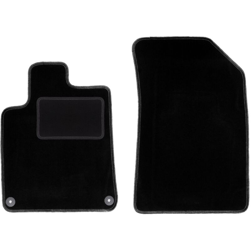 foto del prodotto tappetini anteriori neri per peugeot 407 coup , berlina, station wagon, sw 2004 2011 