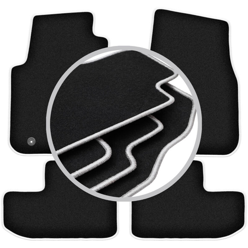 foto del prodotto tappetini auto carlux silver per dodge challenger iii coup 2008 