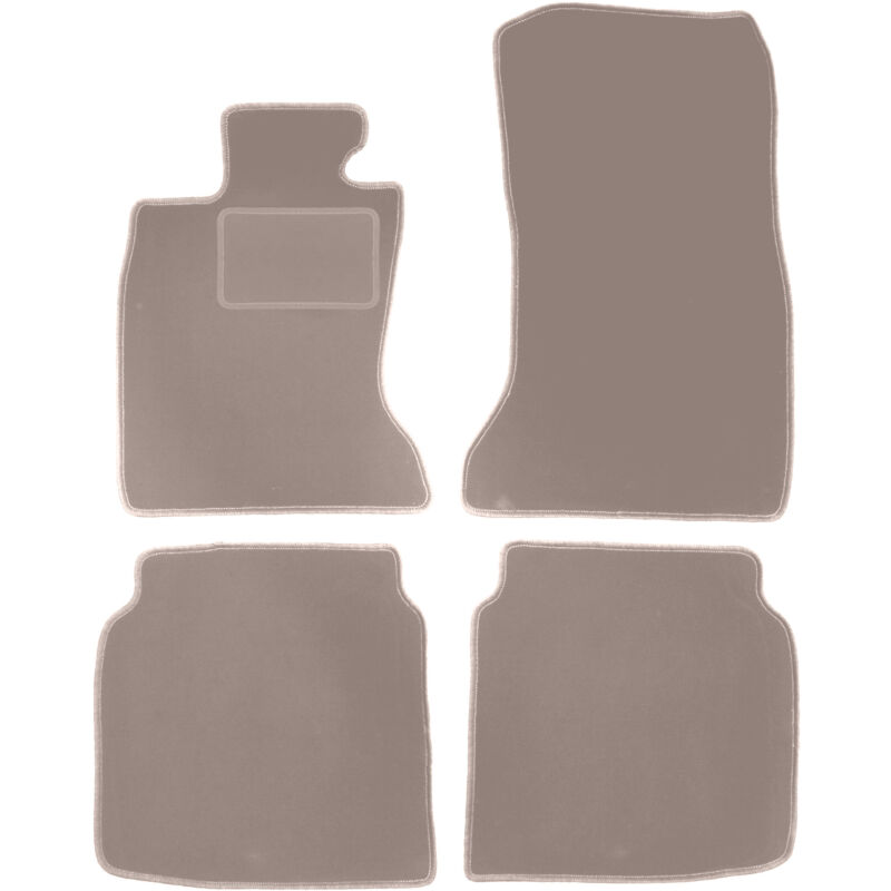 foto del prodotto tappetini in velluto beige per bmw 7 f02 berlina 2008 2015 