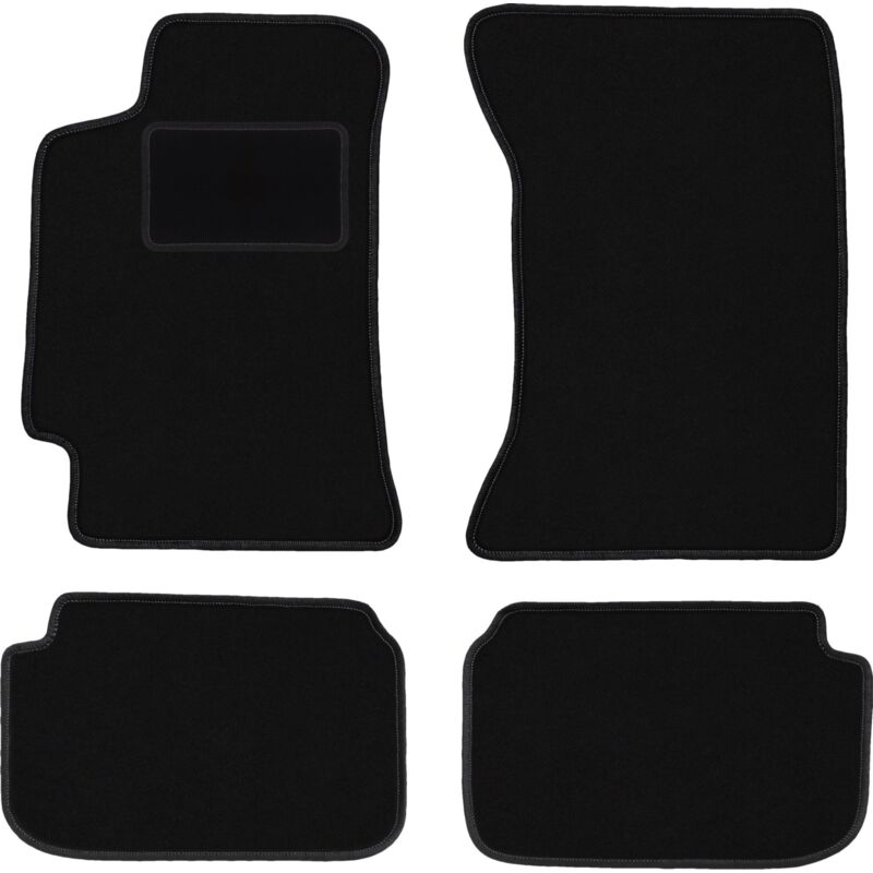 foto del prodotto tappetini in velluto nero per subaru impreza gc senza prese d aria posteriori station wagon, berlina 1993 2001 
