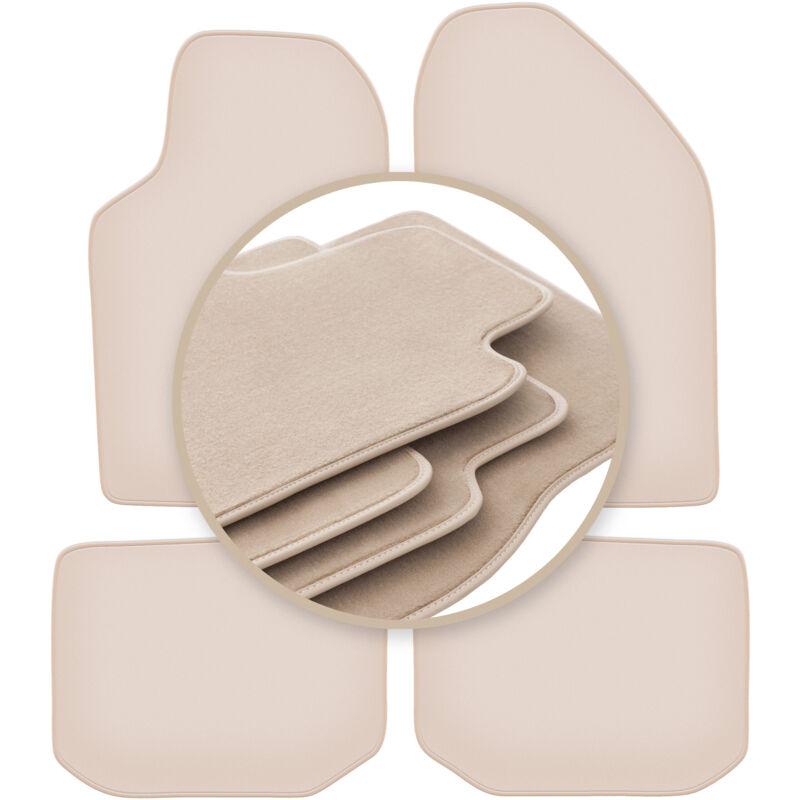 foto del prodotto tappetini premium beige per alfa romeo 164 berlina 1988 1997