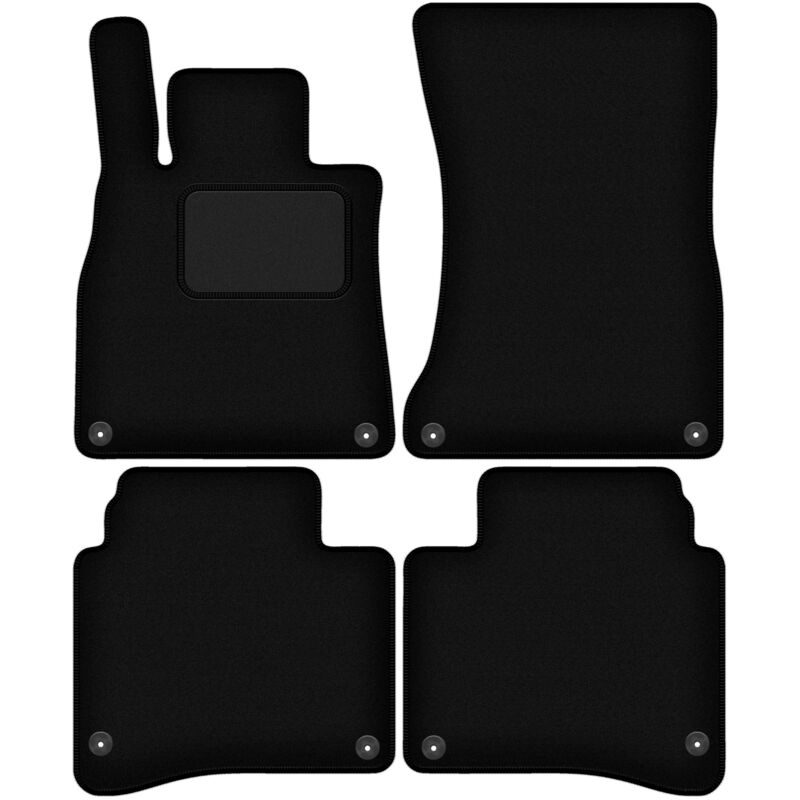 foto del prodotto tappetini in velluto nero per mercedes s w222 berlina lunga 2013 