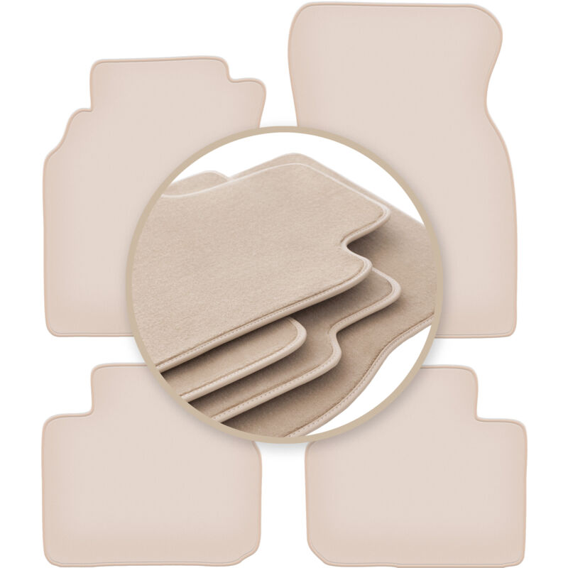 foto del prodotto tappetini beige premium per nissan primera p11 liftback, berlina, station wagon, station wagon 1995 2002