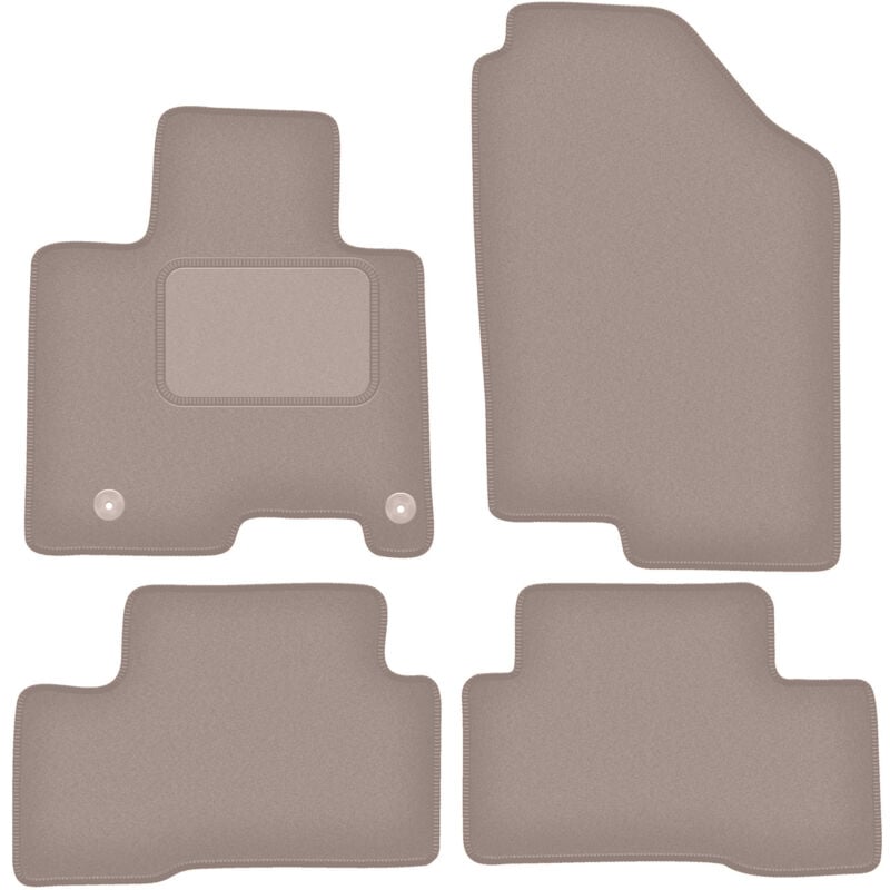 foto del prodotto tappetini in velluto beige per kia sportage v hybrid suv 2021 