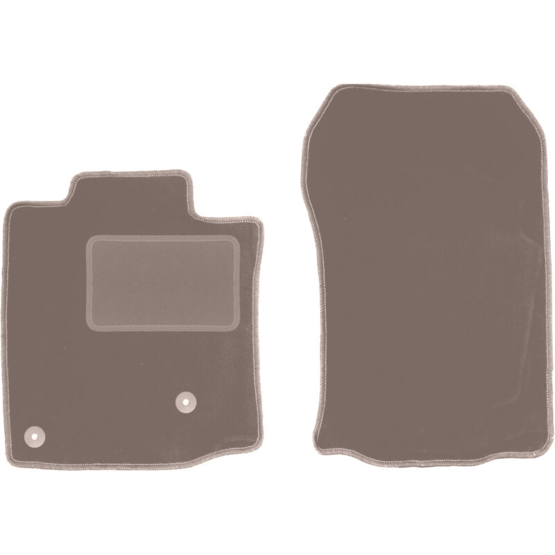 foto del prodotto tappetini anteriori beige per toyota land cruiser j150 fuoristrada 2009 