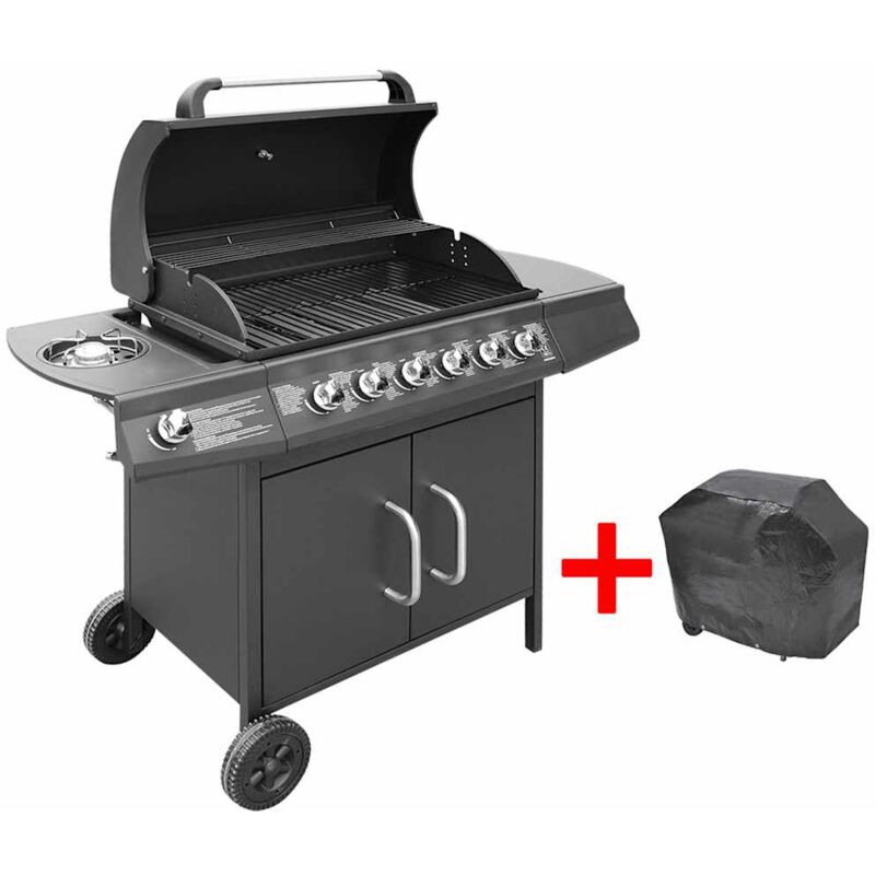 foto del prodotto prolenta premium furniture limited barbecue e griglia a gas 6 1 fornelli nero