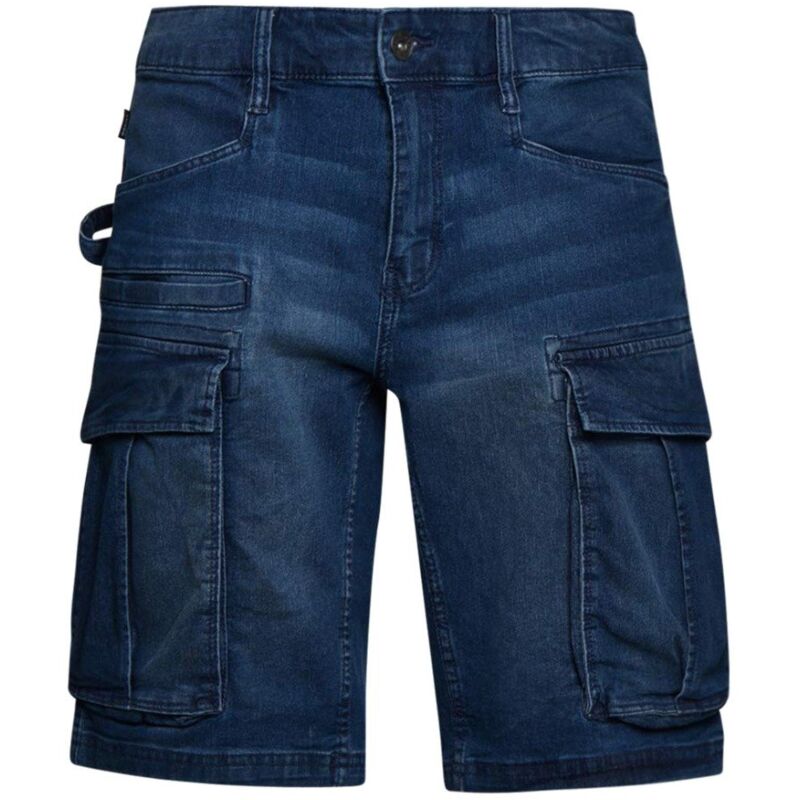 foto del prodotto pantaloni corti da lavoro in jeans diadora bermuda stone cargo light 33 l