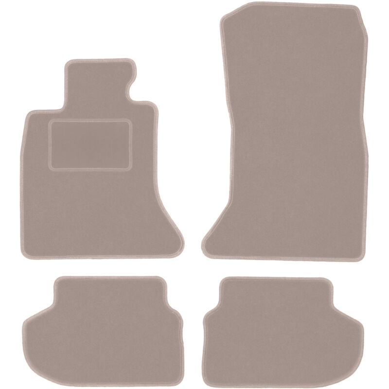 foto del prodotto tappetini in velluto beige per bmw 5 f10 fl berlina 2013 2017 