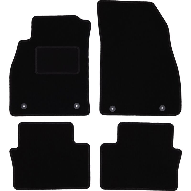 foto del prodotto tappetini in velluto nero per chevrolet malibu v station wagon, liftback, berlina 2011 2015 