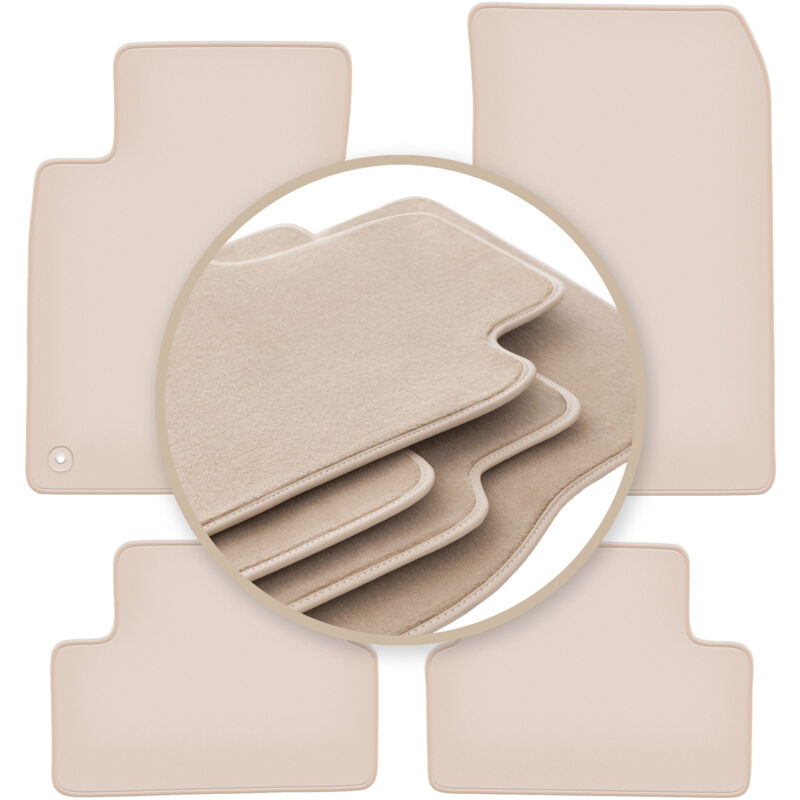 foto del prodotto tappetini beige premium per mercedes w246 classe b 2011 2018