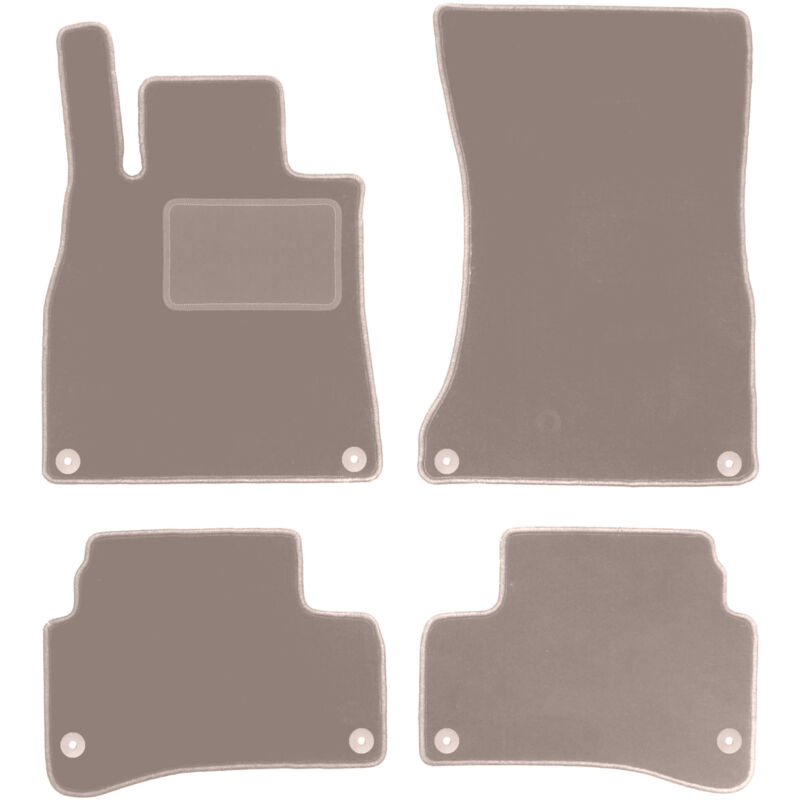 foto del prodotto tappetini in velluto beige per mercedes s w222 berlina 2013 2020 
