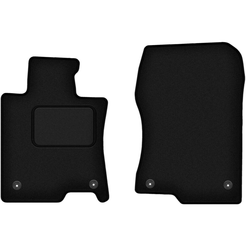 foto del prodotto tappetini anteriori neri per honda accord viii berlina, station wagon, tourer 2011 2015 