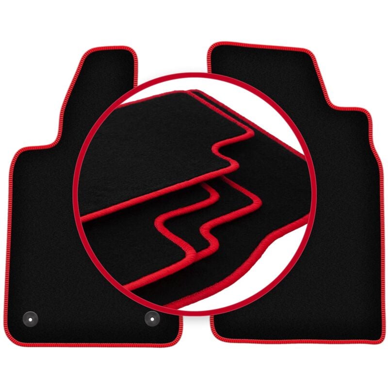foto del prodotto tappetini carlux red per fiat barchetta coup , cabrio 1995 2005 