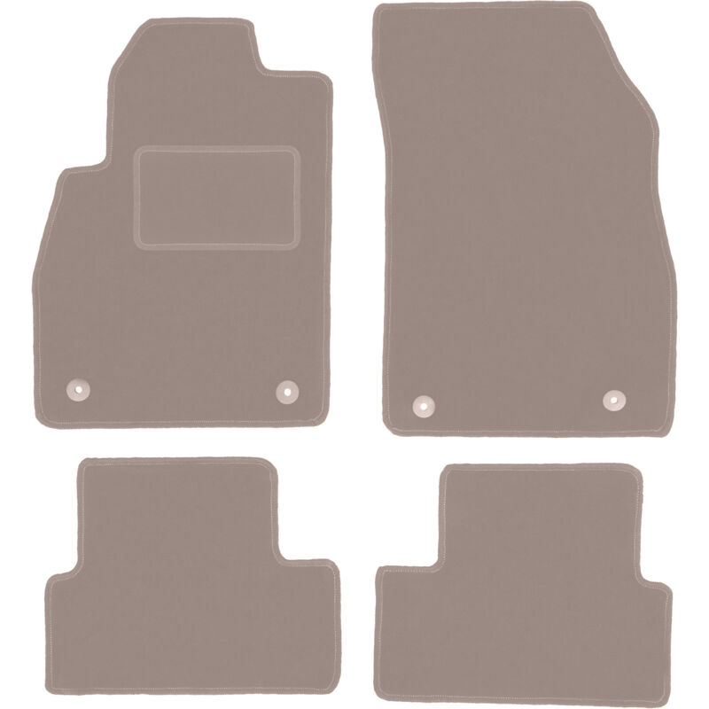 foto del prodotto tappetini in velluto beige per chevrolet cruze hatchback, berlina, station wagon 2008 2016 