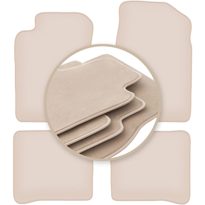 foto del prodotto tappetini beige premium per toyota carina e berlina 1992 1998