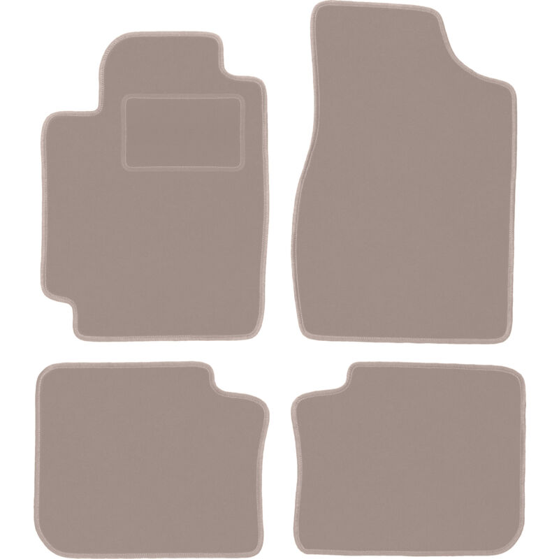 foto del prodotto tappetini in velluto beige per toyota camry vi berlina 2001 2006 