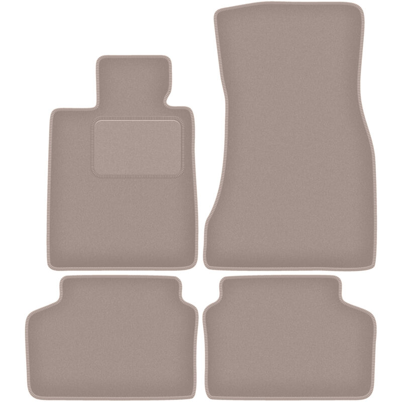 foto del prodotto tappetini in velluto beige per bmw 7 g11 berlina corta 2015 
