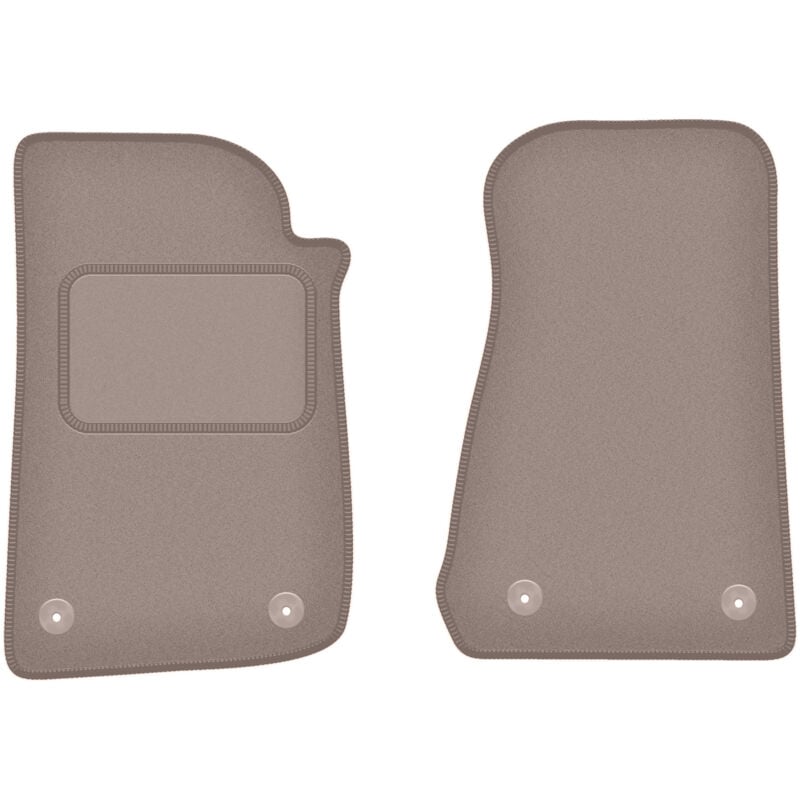 foto del prodotto tappetini anteriori beige per jeep wrangler iv off road 2017 