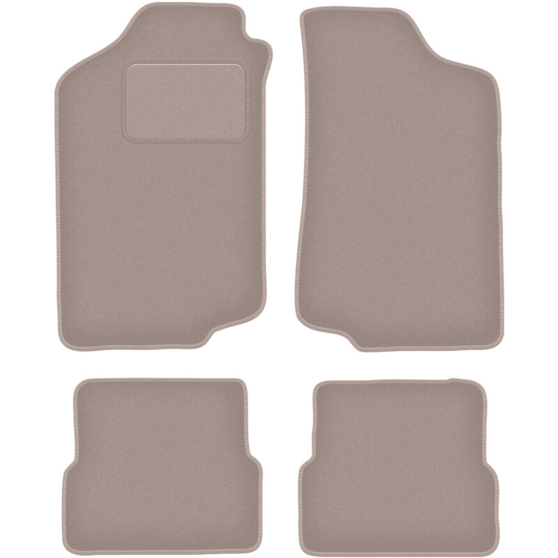 foto del prodotto tappetini in velluto beige per volkswagen jetta ii berlina 1984 1992 