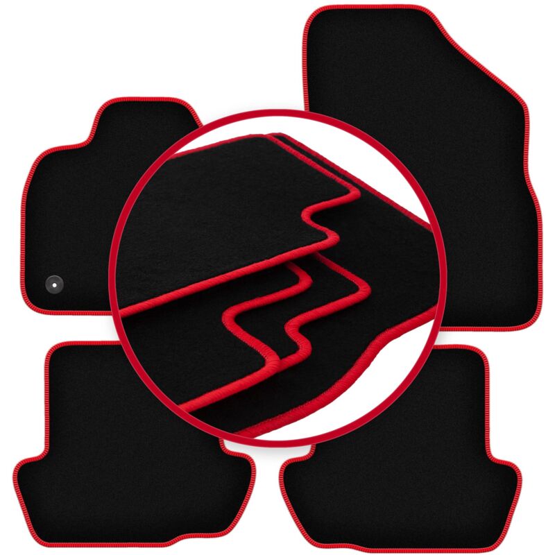 foto del prodotto tappetini auto carlux red per citroen ds5 berlina 2011 2018 