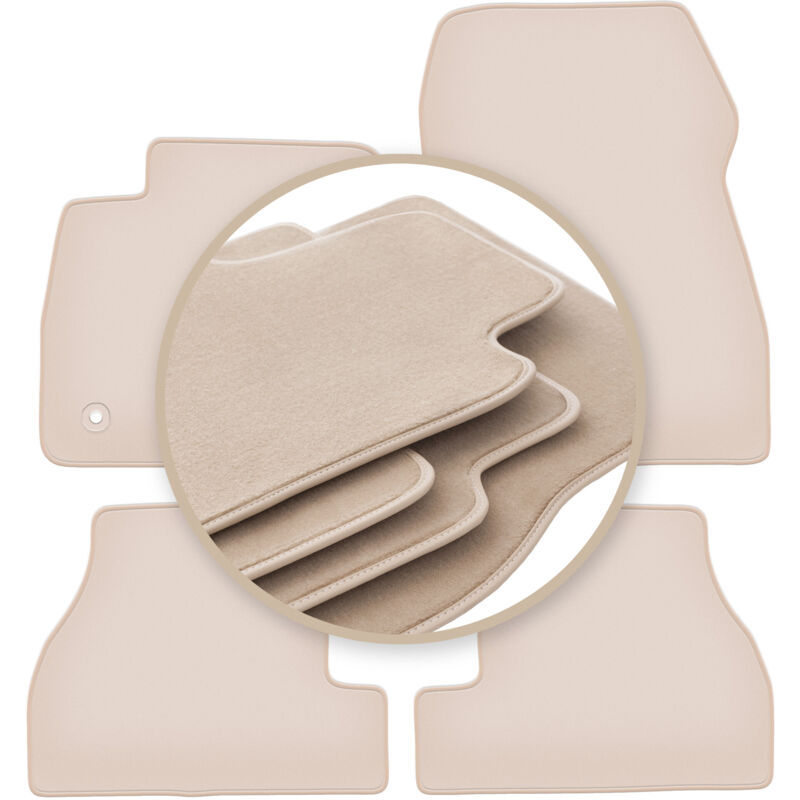 foto del prodotto tappetini beige premium per ford focus mk3 usa berlina, station wagon 2010 2019