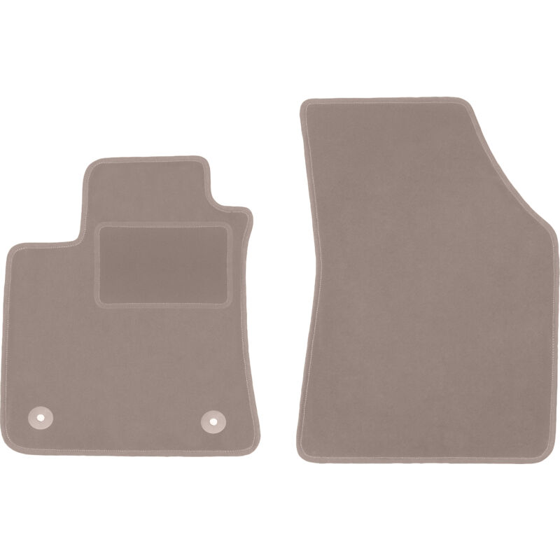 foto del prodotto tappetini anteriori beige per renault megane iv grand coupe, liftback, station wagon, grandtour, coup , gt 2015 