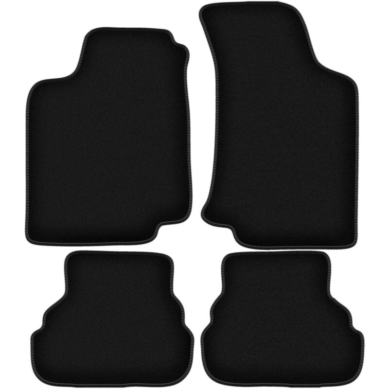 foto del prodotto tappetini basic in velluto nero per volkswagen vento berlina 1991 1997 