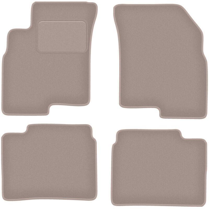 foto del prodotto tappetini in velluto beige per kia optima i berlina 2001 2006 