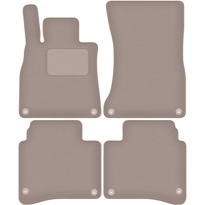 foto del prodotto tappetini in velluto beige per mercedes s w222 berlina lunga 2013 