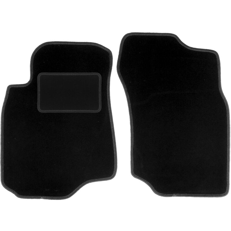 foto del prodotto tappetini anteriori neri per mitsubishi lancer vii station wagon, berlina 2003 2008 