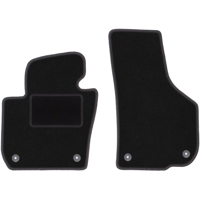 foto del prodotto tappetini anteriori neri per skoda superb ii long berlina, station wagon 2008 2015 