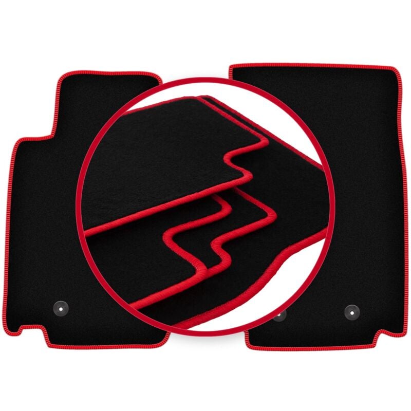 foto del prodotto tappetini auto carlux red per nissan 370z coup , roadster 2009 2020 
