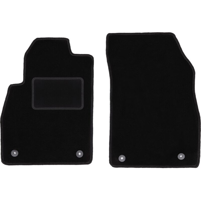 foto del prodotto tappetini anteriori neri per opel astra j hatchback, berlina, station wagon, sports tourer 2009 2015 