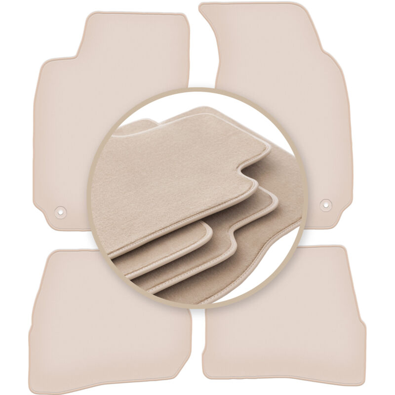foto del prodotto tappetini beige premium per volkswagen passat b5 fl berlina, station wagon, variante 2000 2005