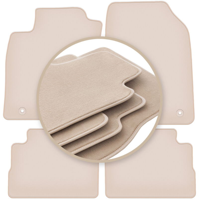 foto del prodotto tappetini beige premium per opel vectra c liftback, hatchback, berlina 2002 2008