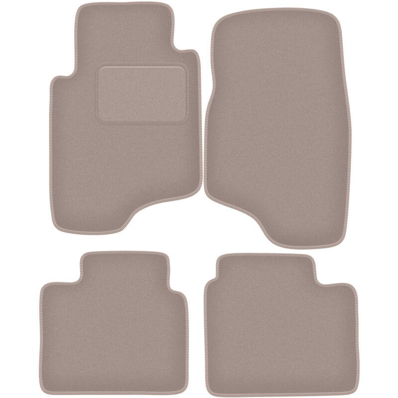 foto del prodotto tappetini in velluto beige per mitsubishi pajero ii off road 1991 1999 