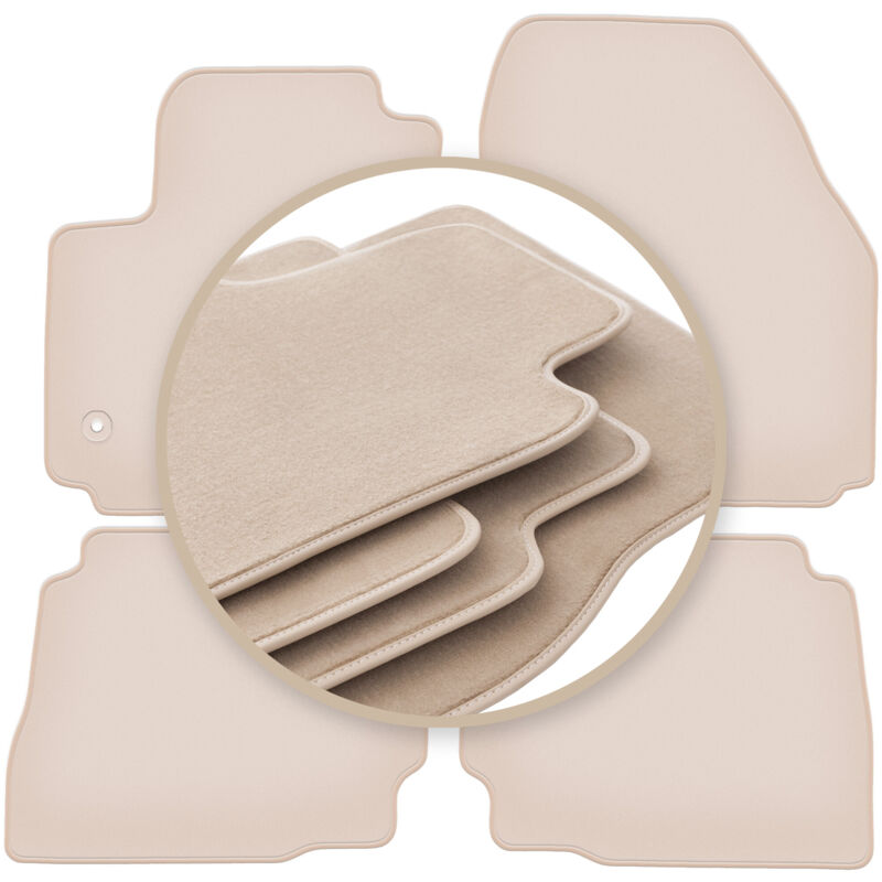 foto del prodotto tappetini premium beige per ford mondeo mk4 liftback, berlina, station wagon 2012 2014