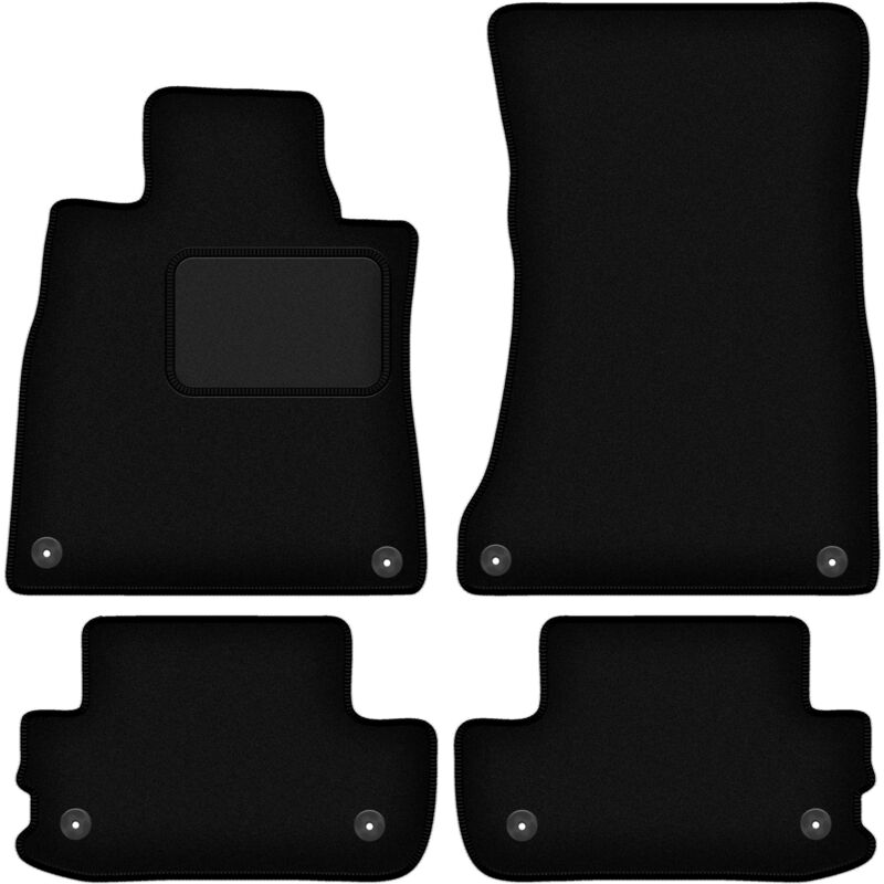 foto del prodotto tappetini in velluto nero per mercedes s w222 coup 2013 