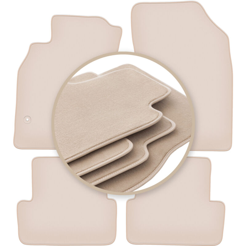 foto del prodotto tappetini premium beige per renault fluence berlina 2009 2016