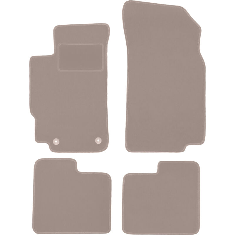 foto del prodotto tappetini in velluto beige per peugeot 406 berlina, station wagon, break 1995 2004 