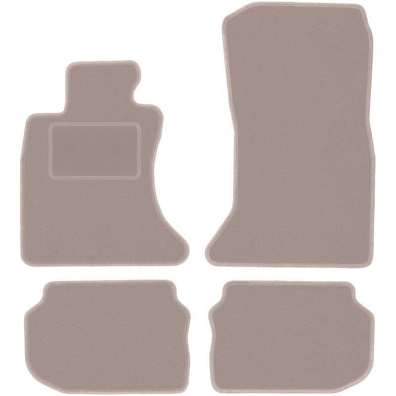 foto del prodotto tappetini in velluto beige per bmw 5 f10 xdrive berlina 2010 2013 