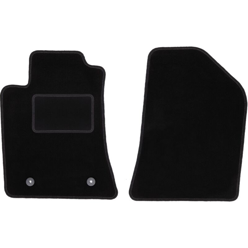foto del prodotto tappetini anteriori neri per toyota avensis ii t25 station wagon, liftback, berlina 2003 2009 