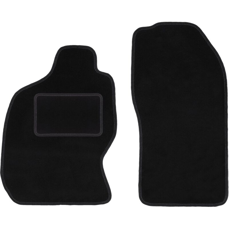 foto del prodotto tappetini anteriori neri per nissan patrol y61 gu gr off road 1998 2004 